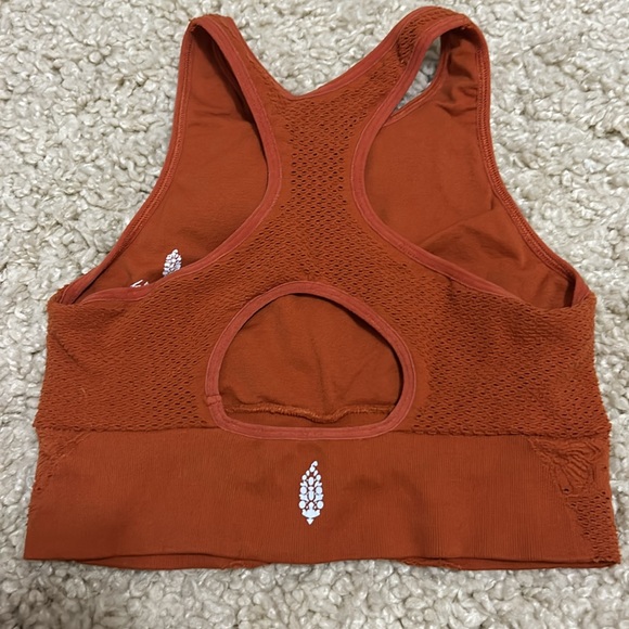 Free people tank top in a burnt orange color - Picture 2 of 2